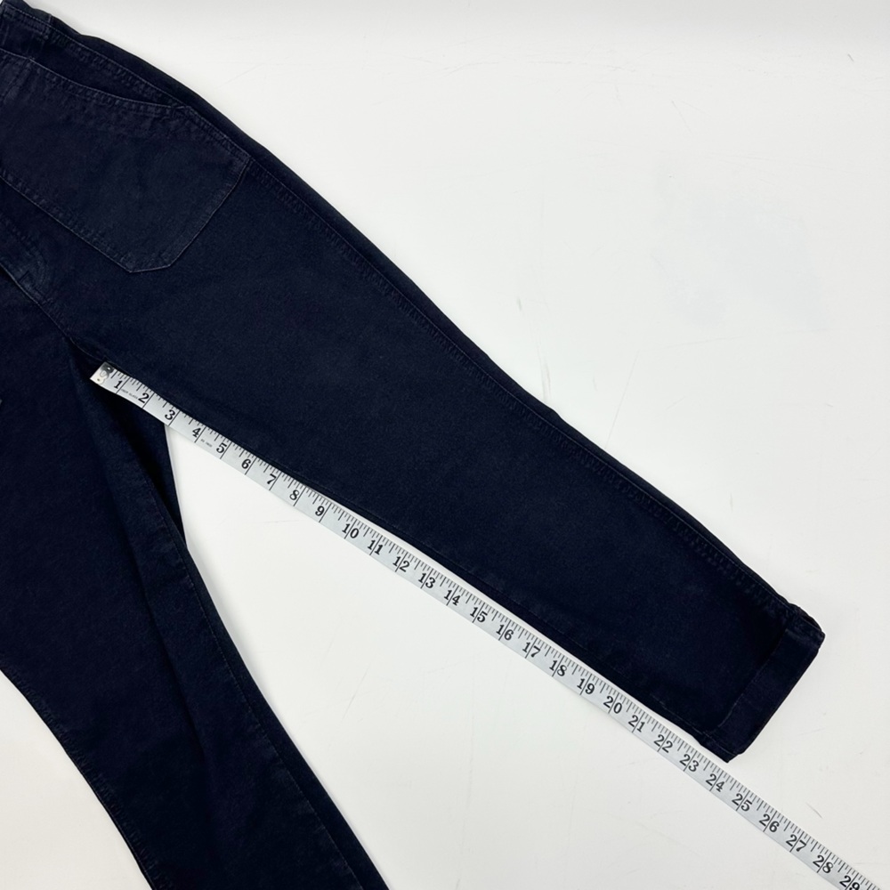Studio Blue Sophia Utility Cropped Slim Taper Pants Navy Blue Size 26 - Picture 12 of 14